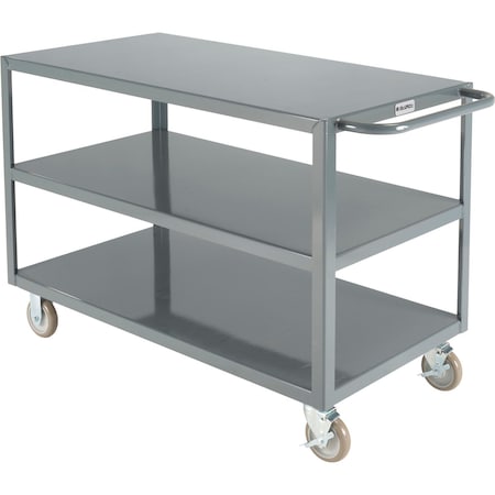 Global Industrial Stock Cart, Steel, 48 in L, 24 in W, 35 in H 800464